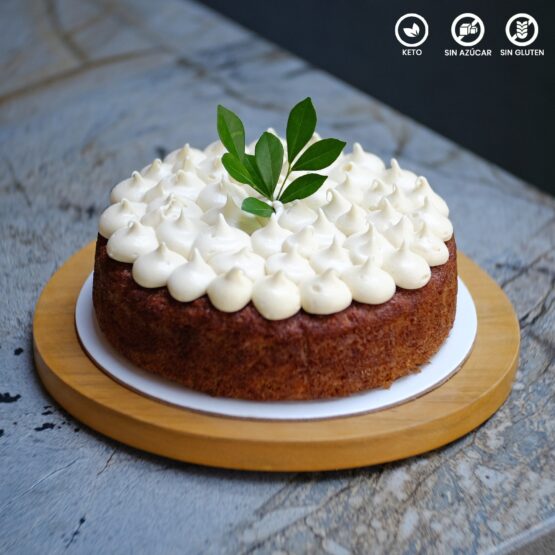 Mini torta de zanahoria keto