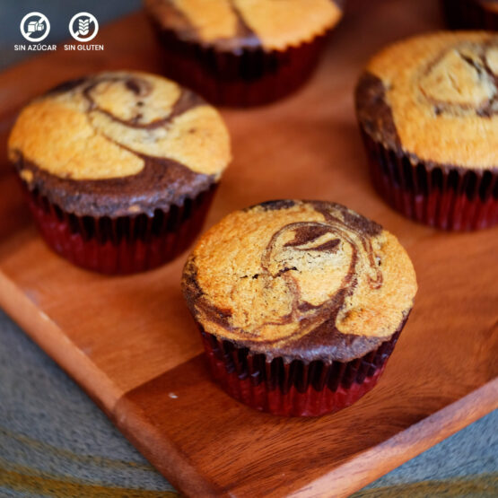 Muffin marmoleado