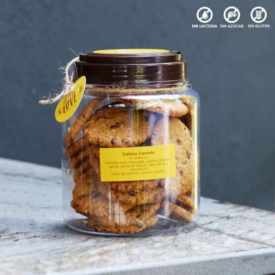 Pomo galletas de camote y canela