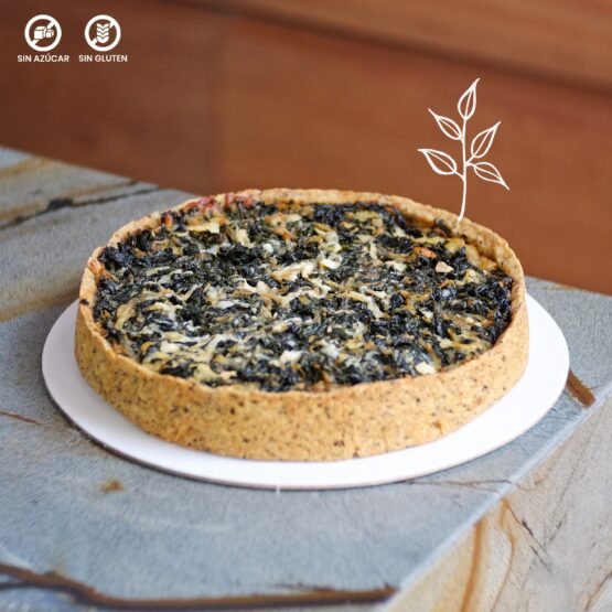 Quiche de acelga y queso paria