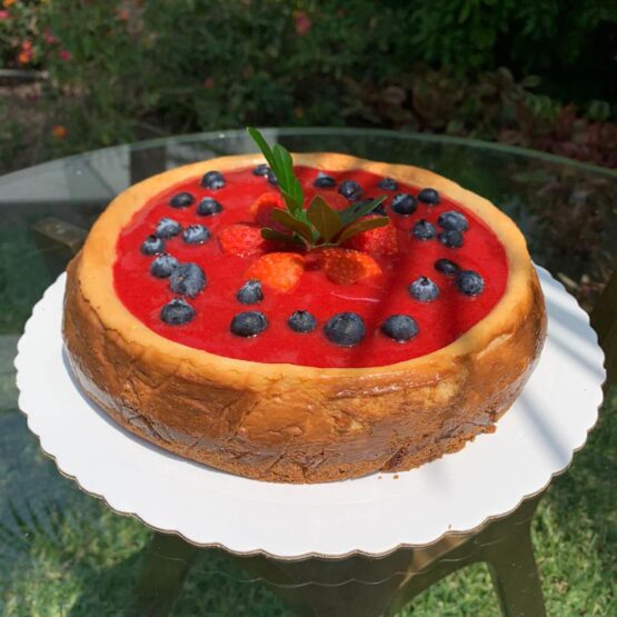 Cheesecake de frutos rojos