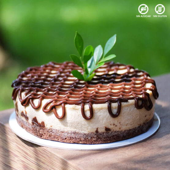 Mini cheesecake de brownie
